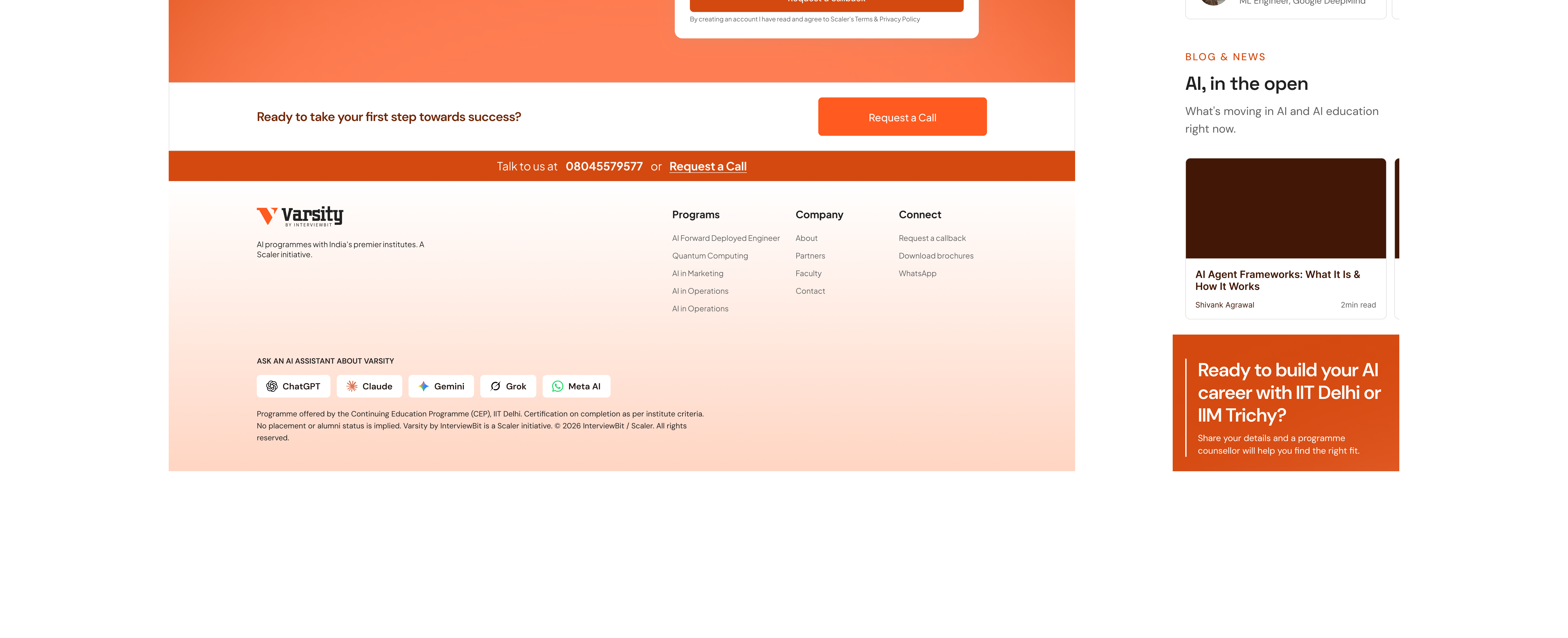 Varsity home page desktop and mobile Figma screens, part 4